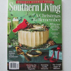 Southern Living A Christmas To Remember Holiday Double Issue Magazine Dec 2023